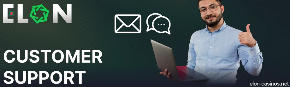 Customer support on Elon Casino for players from Bangladesh