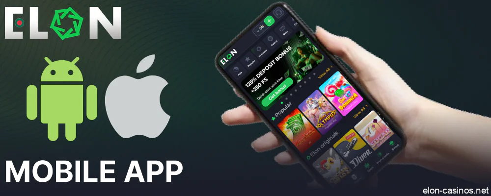 Elon Casino mobile app available for players from Bangladesh